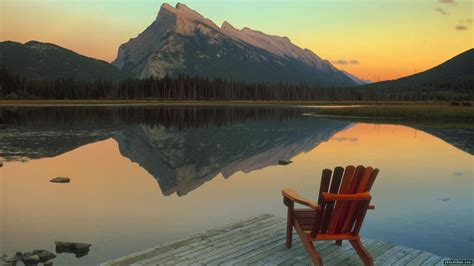 Nature Photo Lake Porch Relax Mountain Background