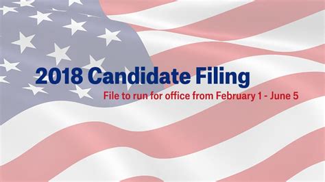 Office Of Elections Candidate Filing