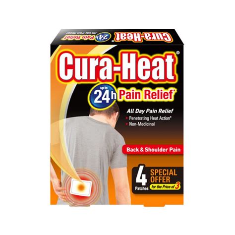 Cura Heat Pads For Back And Shoulder Pain Relief Yourphysiosupplies