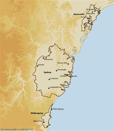 Nsw And Act Metropolitan Areas