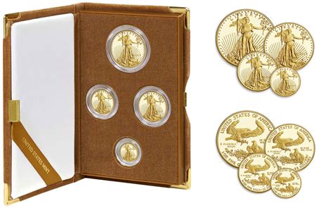 2015 W American Gold Eagle Bullion Coins 50 25 10 5 Gold Bullion