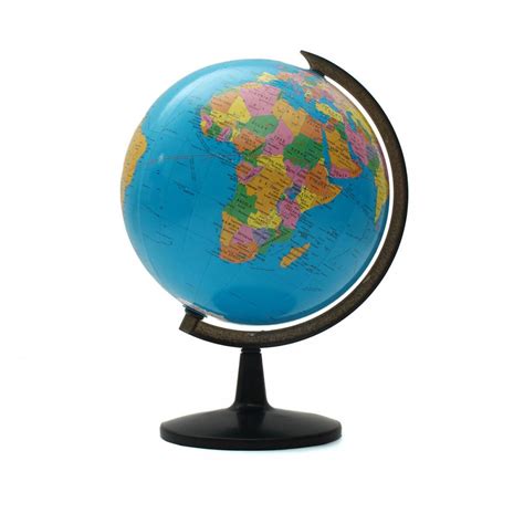 32cm Swivel World Globe Map Desktop Decor Kids Children Educational