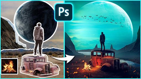 Fantasy View Photoshop Manipulation Tutorialspeed Artlearning Screen