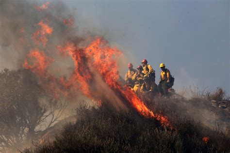 California Casitas Fire In Ventura County Burns 50 Acres Wildfire Today