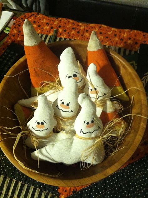 Primitive Ornies Felt Halloween Halloween Bowl Fillers Crafts
