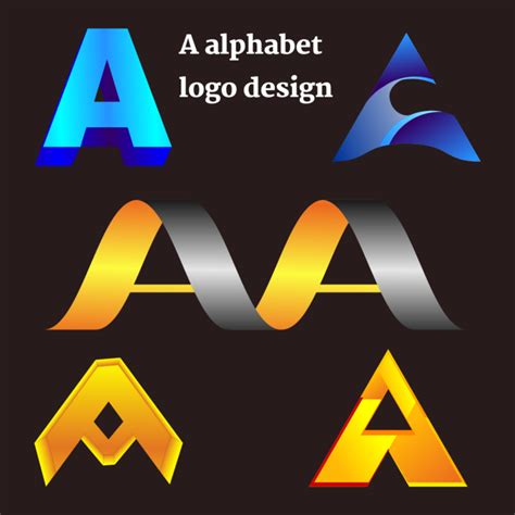 A Alphabet Logo Design Masterbundles