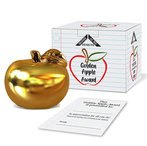 Golden Apple Teacher Appreciation Gift Raleigh Mall