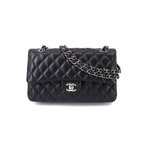 Chanel Chanel Matelasse 25 Chain Shoulder Bag Leather Black A01112