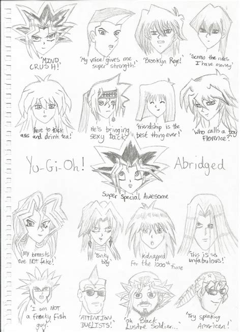 Yu Gi Oh Abridged Characters By Missbeccavamp On Deviantart