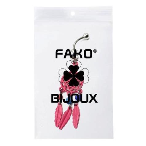 Fako Bijoux® Navelpiercing Dreamcatcher Retro Roze