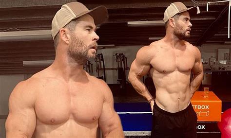 Chris Hemsworth Shows Off His Bodybuilder Physique In Ad For His