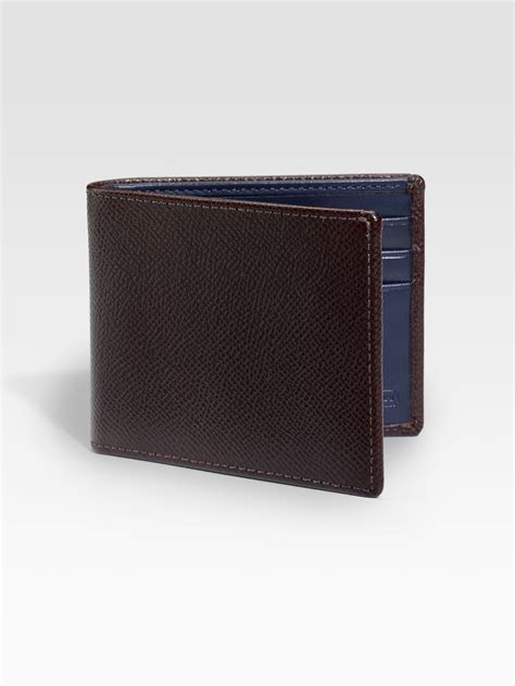 Billfold:timeless style that's full of function—plus, there's a shape and size for. Lyst - Coach Dress Textured Slim Billfold Wallet in Brown ...