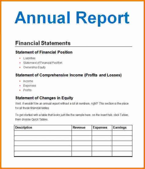 Business Annual Report Sample Free Template Ppt Premium Download 2020