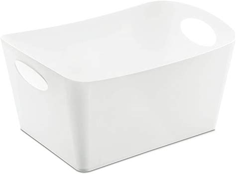Koziol Storage Box Boxxx 1l Solid White 1 Litre Uk