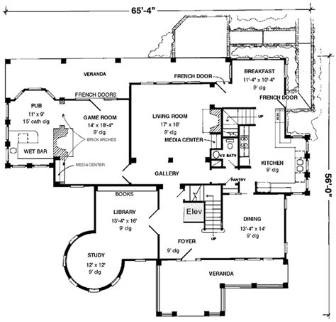 Craftsman Style House Plan 4 Beds 3 5 Baths 4021 Sq Ft Plan 410 3570
