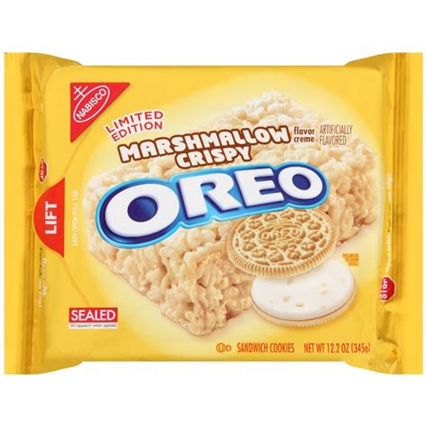 Nabisco Oreo Marshmallow Crispy Creme Limited Edition Sandwich Cookies