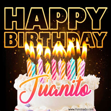 Juanito Animated Happy Birthday Cake  For Whatsapp — Download On