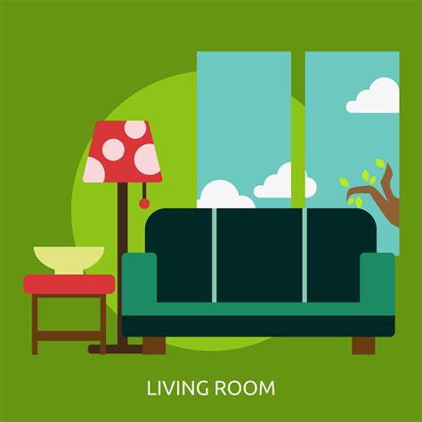 Living Room Conceptual Illustration Design 473169 Vector Art At Vecteezy