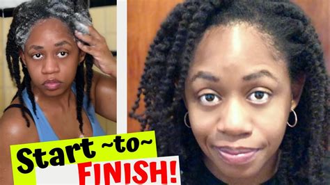 C Natural Hair Wash Day Routine Start To Finish Youtube