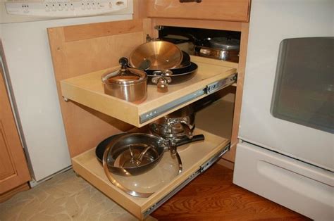 Tidy up messy shelves and cabinets. Pull Out Shelves - Blind Corner Solution - louisville - by ...