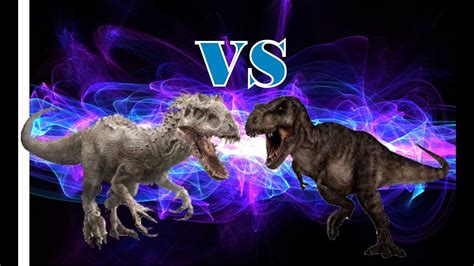 Tyrannosaurus Rex Vs Indominus Rex Jurassic World YouTube