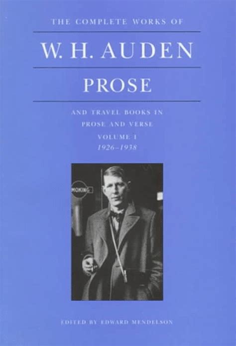 The Complete Works Of W H Auden Volume 1 Princeton University Press