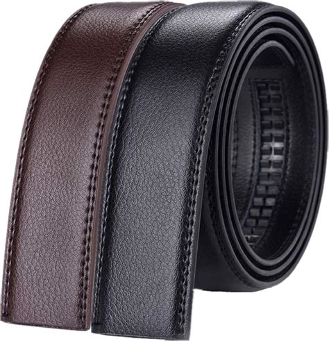 Men S Belt Xgeek Ratchet Belt Of Genuine Leather 1 3 8 Belt For Men Brown Black