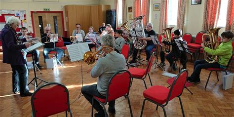 Phoenix Brass Band In Froxfield Wiltshire