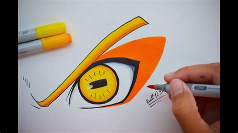 How To Draw Naruto Eyes Step By Step Youtube