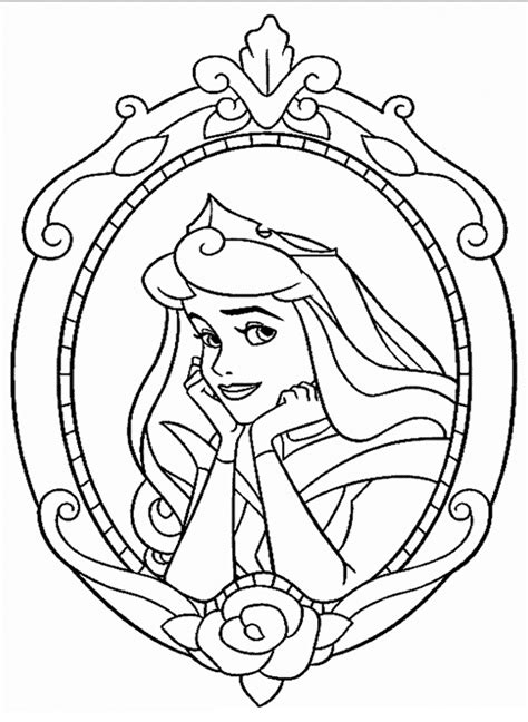 Dibujo De La Bella Durmiente Princesa Aurora Para Colorear Dibujos