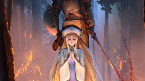 1366x768 Goblin Slayer Priestess 1366x768 Resolution Wallpaper Hd Anime 4k Wallpapers Images