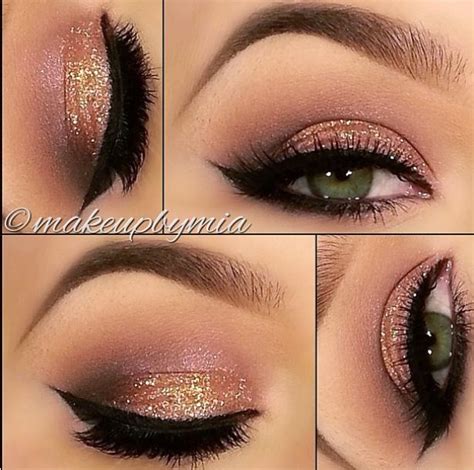 Pink Sapphire Glitter Makeup Tutorial Glitter Eye Makeup Gold