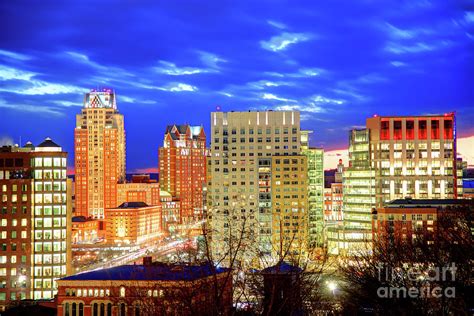 Downtown Providence Rhode Island Skyline Photograph By Denis Tangney Jr