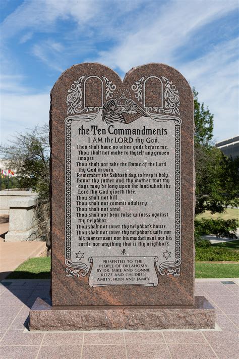 Challenge To Ten Commandments Monument Dismissed In Federal Court Kgou