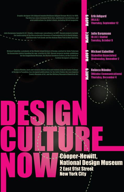 Design Culture Now Poster By Jessisharpe On Deviantart