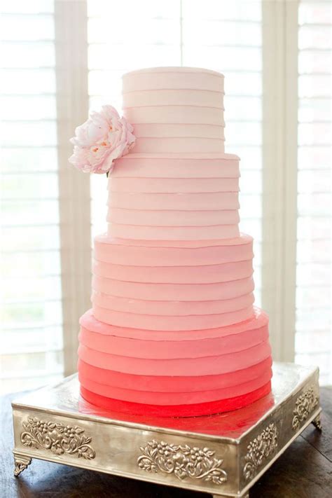 Our Latest Crush Is On Ombre Wedding Cakes Wedding