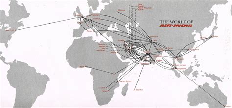 Air India October Route Map