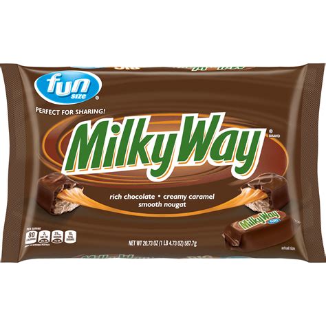 Do you like candy bars? MILKY WAY Milk Chocolate Fun Size Candy Bars, 20.73-Ounce ...