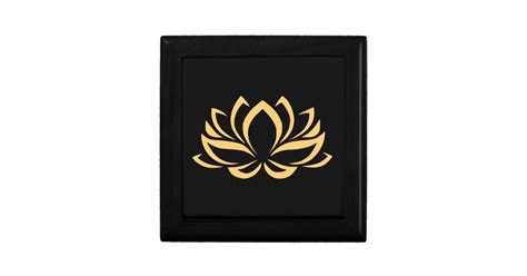 Japanese Lotus Flower Blossom Jewelry Box Zazzle