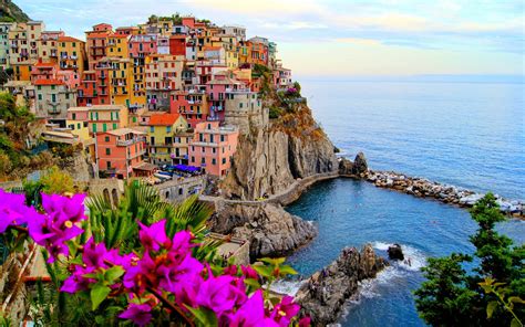 Wallpaper Landscape Colorful Sea City Cityscape Italy Bay