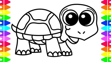 You can use our amazing online tool to color and edit the following coloring pages to trace. How to Draw a Happy Baby TURTLE Coloring Pages| Art Colors ...