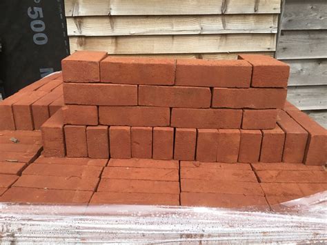 Modern Red Wire Cut Bricks Authentic Reclamation