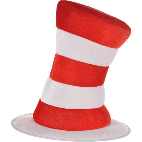 Adult Cat In The Hat Top Hat Dr Seuss 12 12in X 10in