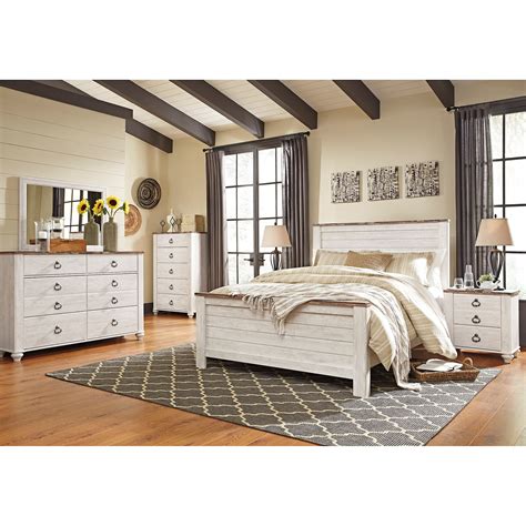 Signature Design By Ashley Willowton B267b37 Queen Bedroom Group