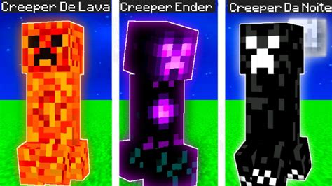 💥conheÇa Os Novos Creepers Do Minecraft Pe Youtube