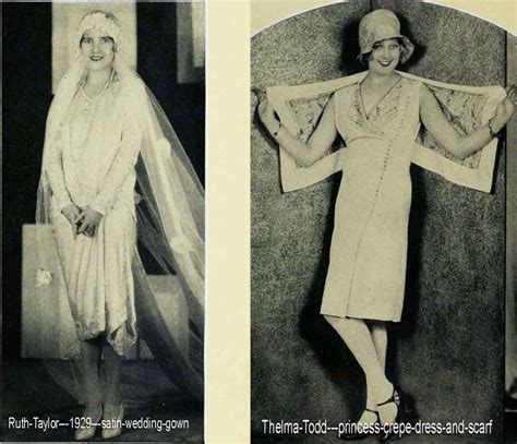 1920s Fashion Hollywood Summer Dresses 1929 Glamour Daze