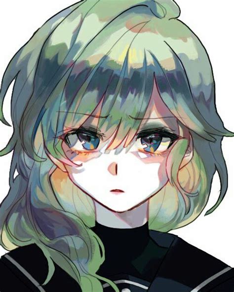 Luxus Anime Chibi Girl Green Hair Seleran