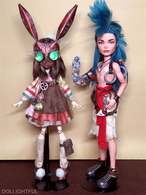 Irene Oxide And Ty Tanium Custom Steampunk Asia Fusion Dolls By