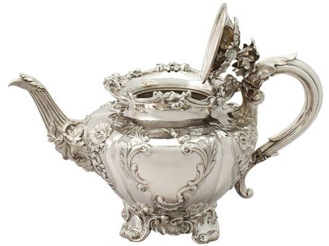Sterling Silver Teapot Antique Victorian At 1stdibs