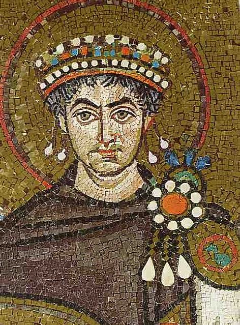 Justinien Ier Mosaïque Avec Le Portrait De Lempereur Byza Flickr